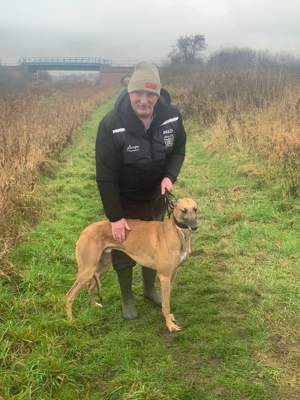Portrait of DB Racing Syndicate co-owner Bryn Evans, actively participating in professional greyhound partnership in Nottingham