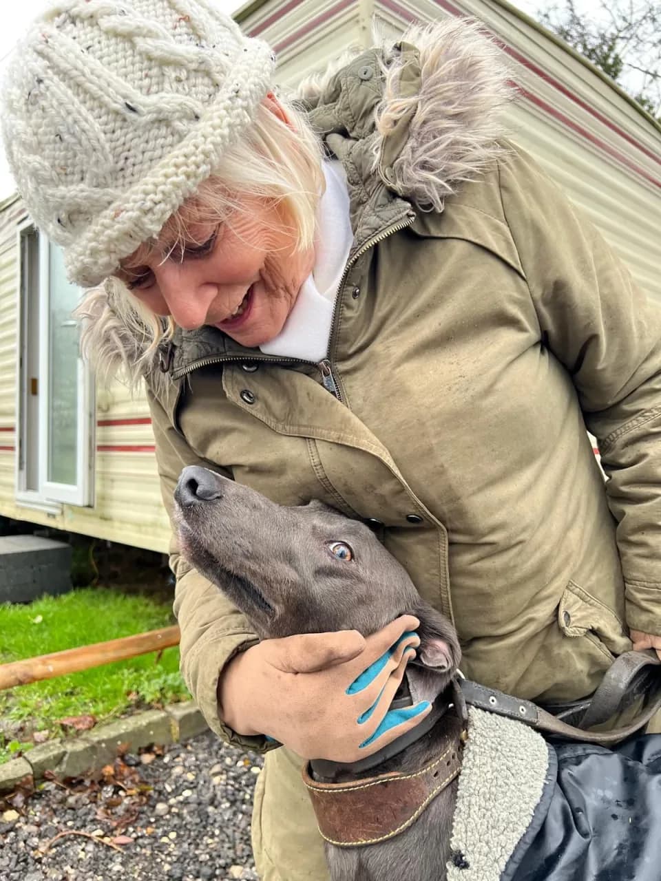 Portrait of DB Racing Syndicate co-owner Christine Millington, actively participating in professional greyhound partnership in Nottingham